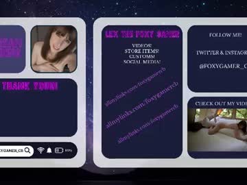 foxy_gamer live cam